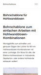 Mobile Screenshot of bohrschablone.info